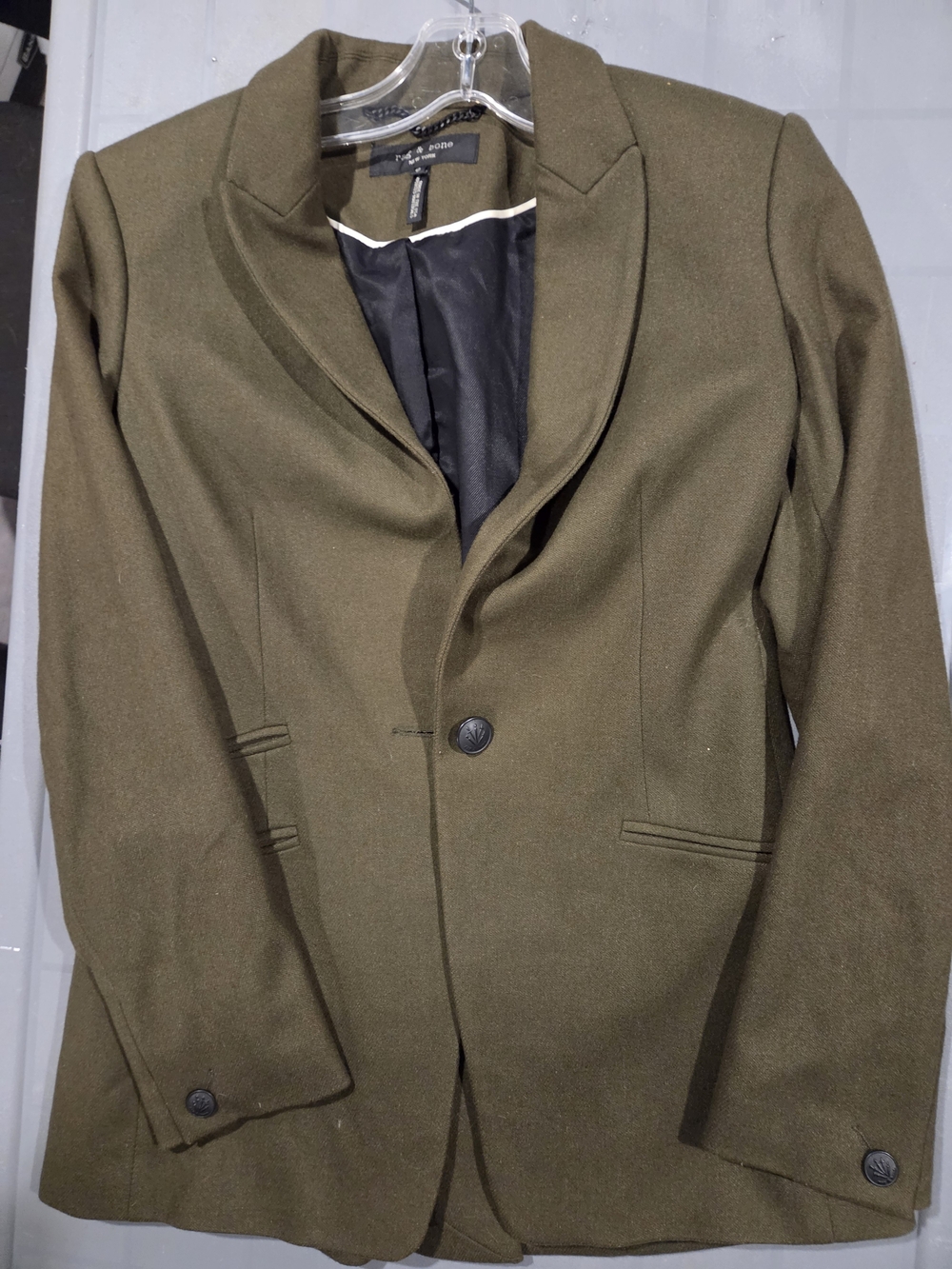 rag & bone Olive Green Women's Tailored Blazer NWOT